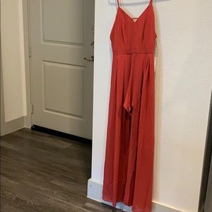 Active USA burnt orange romper maxi